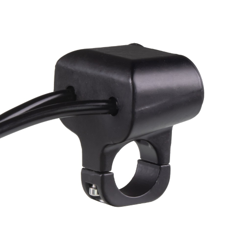 Uchytenie dvojitého spínača svetiel/blinkrov/zvukových systémov na motocykel