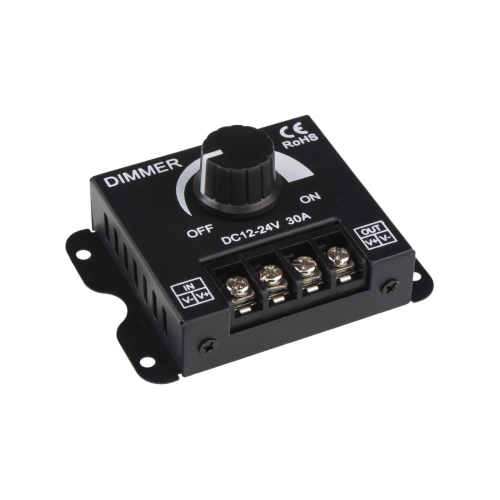 Nastaviteľný stmievač pre LED 12/24V 30A
