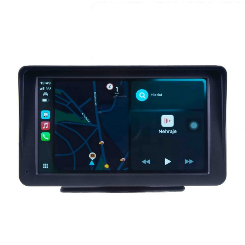 Funkcie 7" multimediálneho monitora s Apple CarPlay, Android auto, Bluetooth, micro SD, kamerovým vstupom