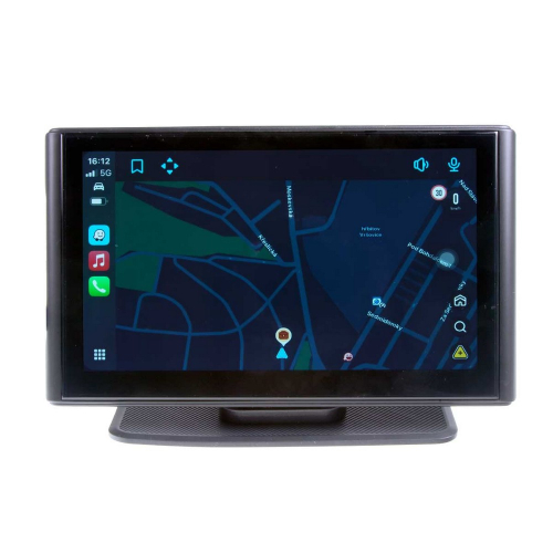 Funkcie 7" multimediálneho monitora s Apple CarPlay, Android auto, Bluetooth, micro SD, kamerovým vstupom a magnetickým držiakom
