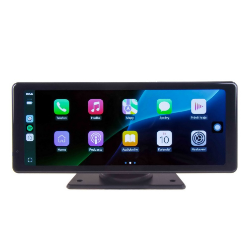Monitor 8,1" s Apple CarPlay, Android auto, Bluetooth, micro SD, kamerový vstup