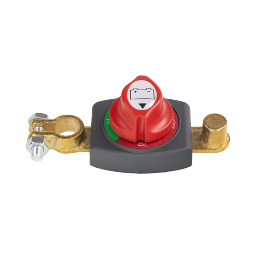 Použitie odpojovača batérie 275A, 48V, so svorkou na autobatériu