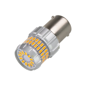 LED autožiarovka BA15s / 12V - oranžová 60x 3014SMD LED / 360° (2ks)