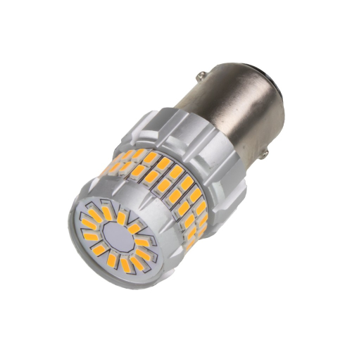 LED BAY15d oranžová, 12V, 60LED/3014SMD, 360 °
