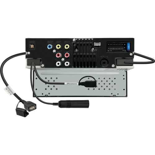 Vstupy multimediálneho 1DIN / 2DIN autorádia JVC KW-M595DBT s DAB+ / FM / 6,8" displej / USB / AUX / Bluetooth / Apple CarPlay / Android Auto