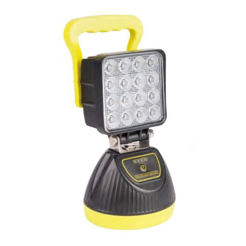 AKU LED svetlo s magnetom, biela/oranžová, 16x3W