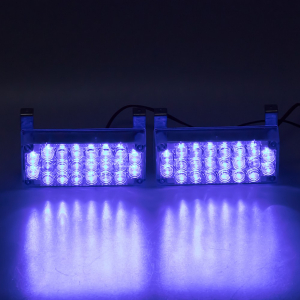 Modrý LED predátor 12V - 2x LED svetlo