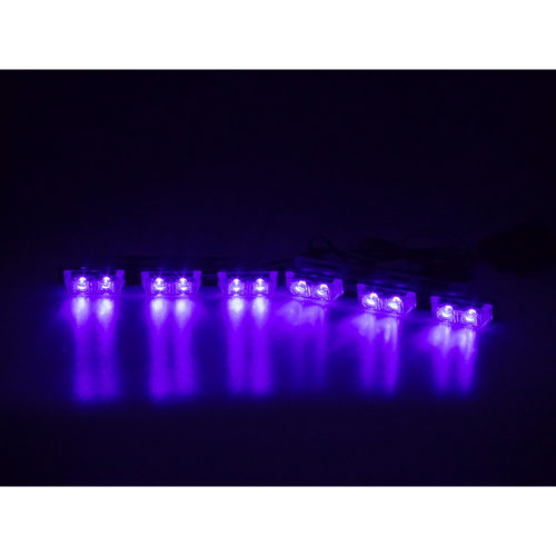 PREDATOR LED do mriežky, 12V, modrý