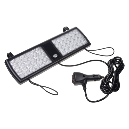 12/24V modro-červený 48W LED predátor na slnečnú clonu