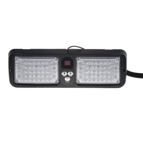 12V červený LED predátor na sluneční clonu