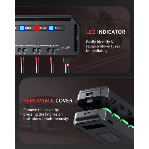 Použitie 12V/20A poistkového púzdra pre MIDI poistky