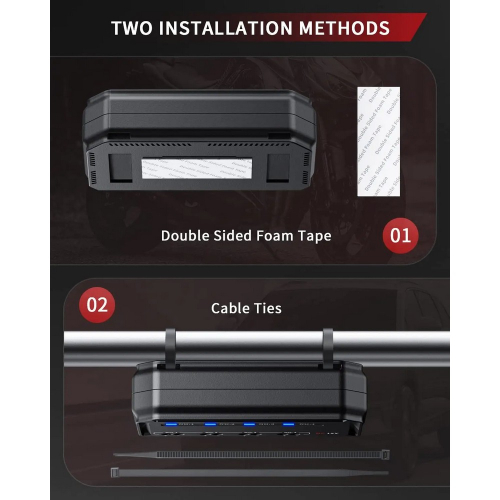 Použitie 12V/20A poistkového púzdra pre MIDI nožové poistky