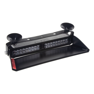 Vnútorny LED predátor 12/24V - 18x 3W modrý alebo červený ECE R65 ( 273 x 118 x 67 mm)