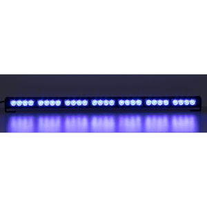 Vnitřní modrá LED alej 12V - 28x 3W LED / 8 režimů výstražného blikání / ECE R10 / 800mm