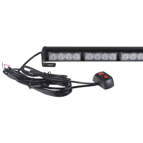 Použitie 12V výstražnej modrej 84W LED aleje