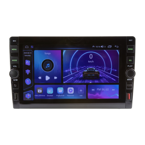 Použitie multimediálneho autorádia s 9" LCD, Android, WI-FI, GPS, CarPlay, Bluetooth, 4G, 3x USB