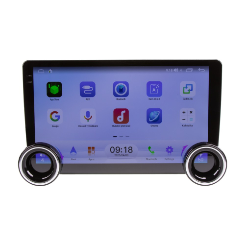 Použitie multimediálneho autorádia s 10,1" LCD, Android, WI-FI, GPS, CarPlay, Bluetooth, 4G, 2x USB