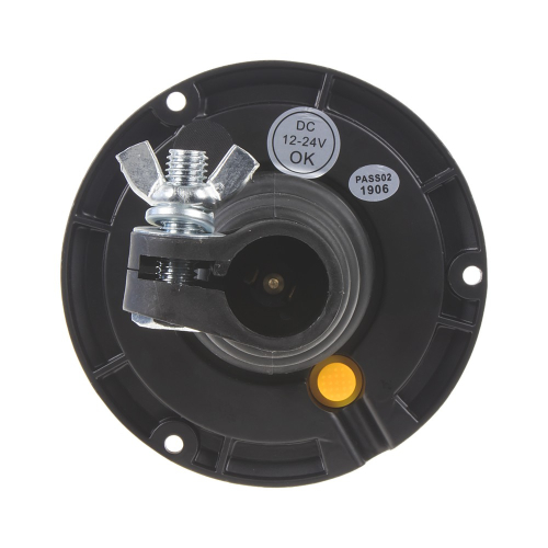 Napájanie 12/24V modrého 18W LED majáka na hrot,držiak ECER65