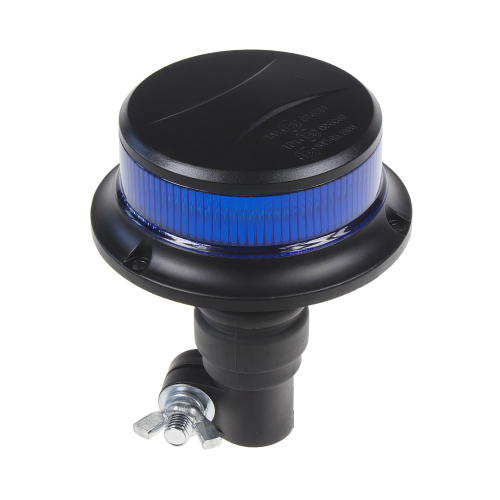 Použitie 12/24V modrého 18W LED majáka na hrot,držiak ECER65