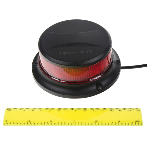 Použitie 12/24V červeného 18W LED majáka s magnetom