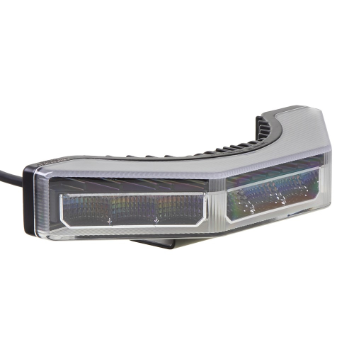 Montáž 12/24V červeného 27W LED predátora