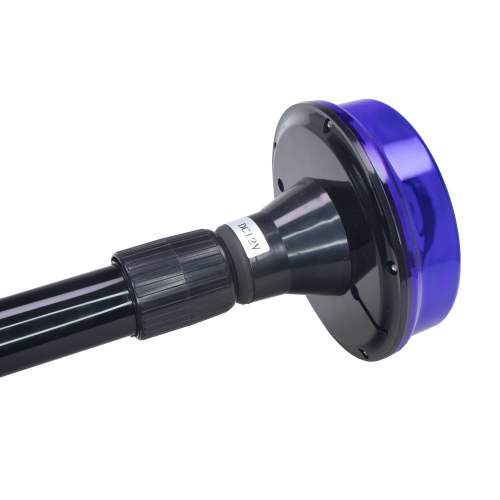 Použitie 12V modrého 6W LED maják s teleskopickou tyčou na motorku