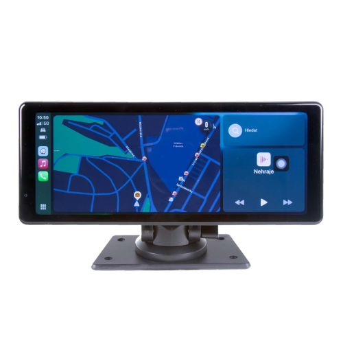 Multimediální 10,26" monitor do auta s Apple CarPlay, Android auto, Bluetooth, micro SD, 2K DVR + kamerový vstup