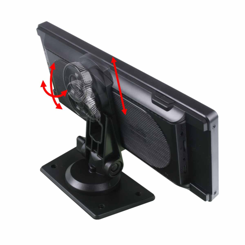 Uchycení multimediálního 10.26" monitoru s Apple CarPlay, Android auto, Bluetooth, micro SD, 2K DVR + kamerový vstup