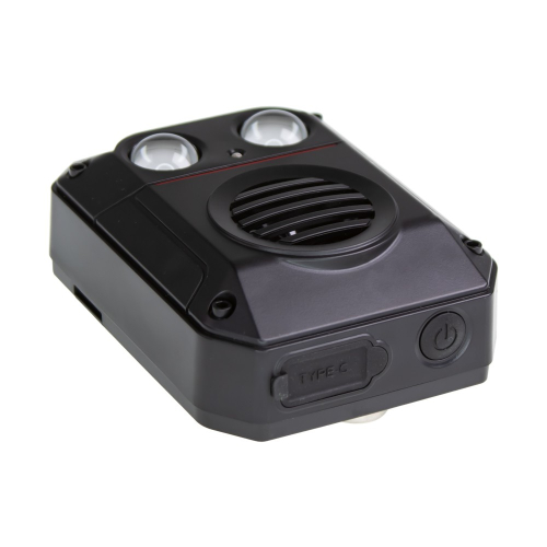 Plašička kún, hlodavcom a zvery s multifunkčným napájaním 12-24V, 230V AC, 4x AA