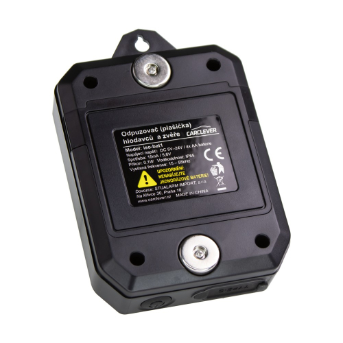 Uchytenie plašičky kún, hlodavcom a zvery s multifunkčným napájaním 12-24V, 230V AC, 4x AA