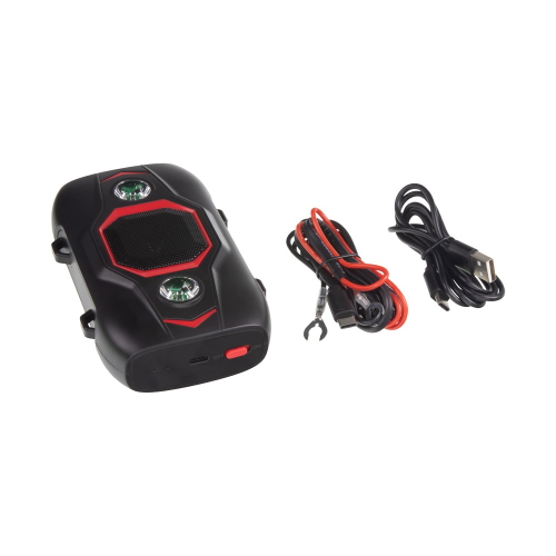 Prislušenstvo plašičky kún, hlodavcom a zvery s multifunkčným napájaním 12V, 230V AC, 4x AA