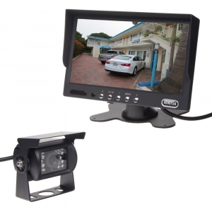 Parkovacia kamera 12/24V - so 7" LCD monitorom