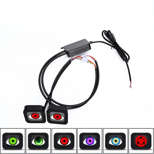 Použitie motocyklových LED projektorov "Devil Eyes"