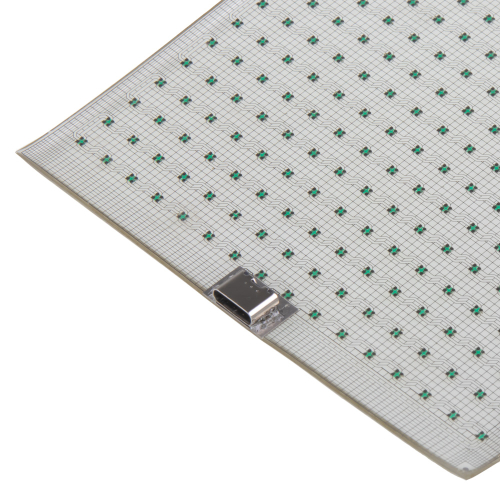 Montáž transparentního LED matrix panelu "Devil eyes", 10,4 x 99cm