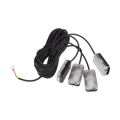 LED RGB svetlá ambientného osvetlenie interiéru auta 18v1