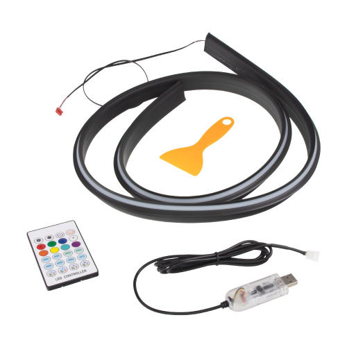 Vnútorné LED ambientné osvetlenie RGB pod predné okno