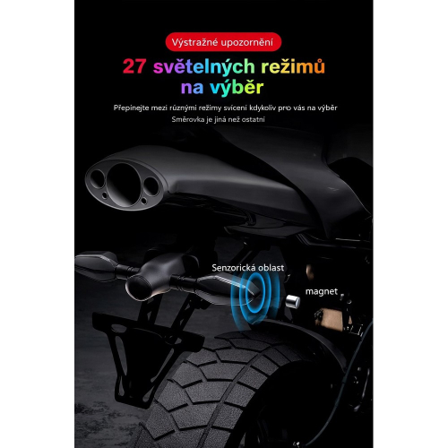 RGB led šipky motocyklových LED směrovek s projekcí