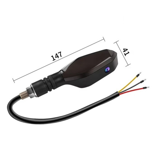 Rozměry motocyklových LED blinkrů s projekcí