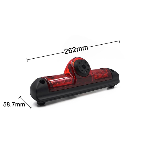 Rozmery parkovacej kamery AHD/CVBS pre Citroën Jumper, Fiat Ducato, Peugeot Boxer