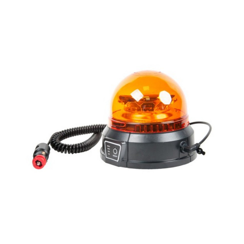 Batériový oranžový LED maják s diaľkovým ovládačom