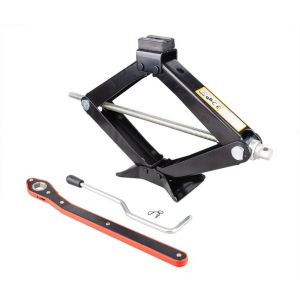 Nožnicový zdvihák 2t - s račňou