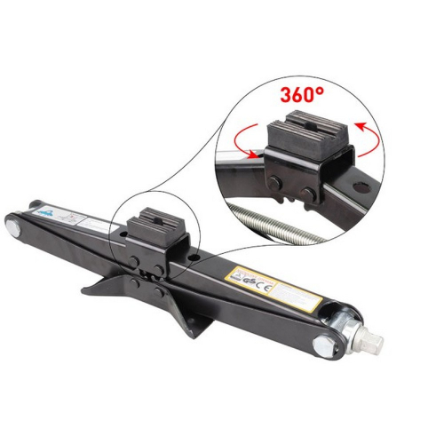 Nožnicový zdvihák 2T s račňou