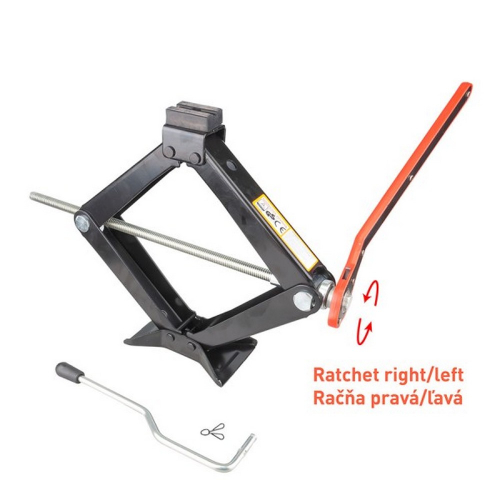 Ovládanie 2000kg nožnicového zdviháka s račňou