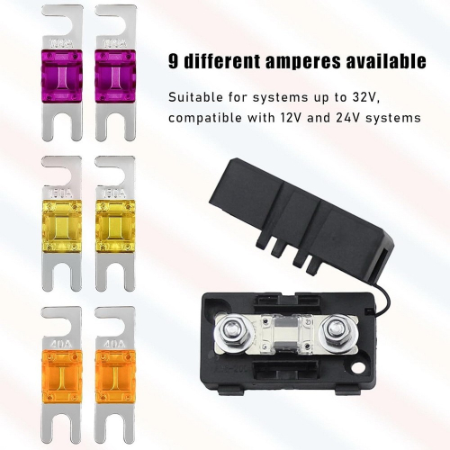 Použití pojistkového pouzdra pro AFS (mini ANL) pojistku