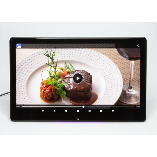 Opierkový 14" LCD monitor s OS Android/USB/SD/HDMI in/out/Bluetooth