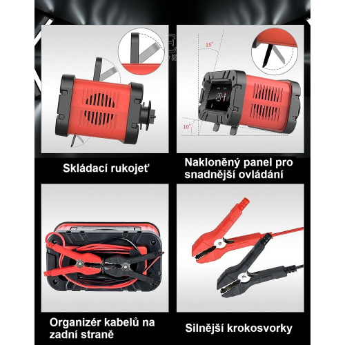Príslušenstvo automatickej nabíjačky 12V/10A & 24V/5A + 12V LifePO4