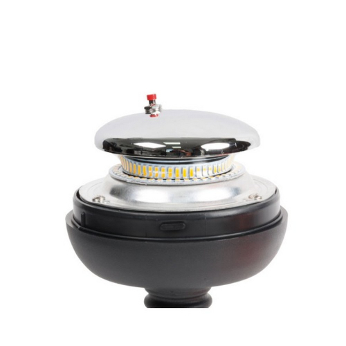 Ovládanie 12/24V oranžového 45xLED majáka ECER65 s uchytením na hrot