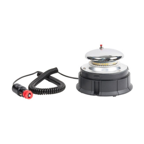 Použitie magnetického 12/24V oranžového 45xLED majaka ECER65