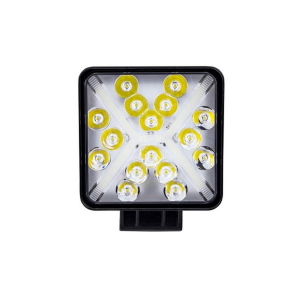 Prídavné LED svetlo 12/24V - 46x 3030SMD LED (108x108x47mm)