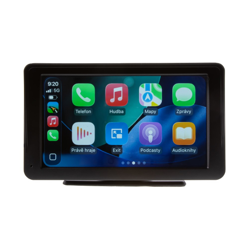 Použitie multimediálneho android 12/24V monitora s Apple CarPlay, Android auto, Bluetooth, micro SD, GPS, kamerový vstup